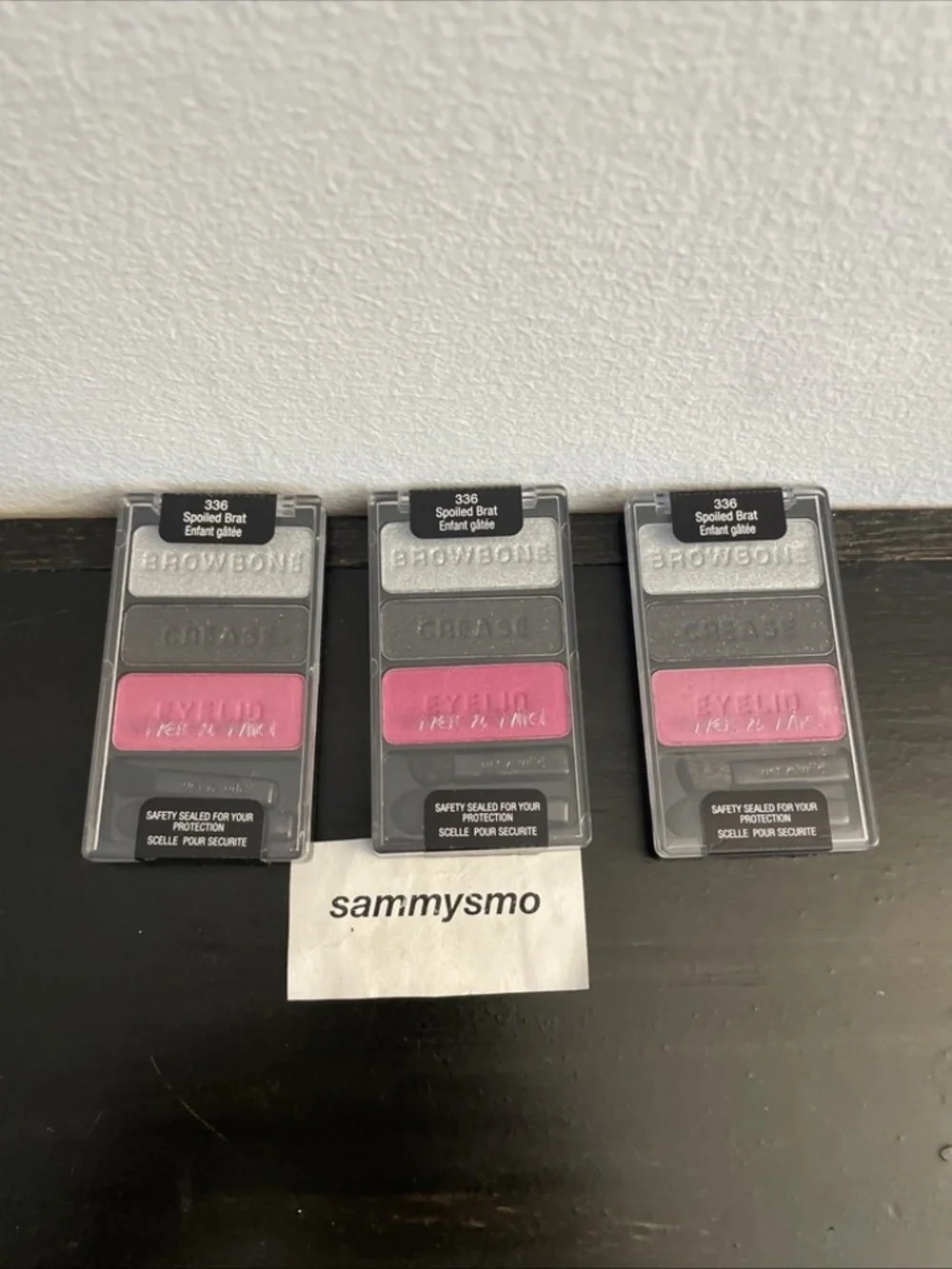 Wet N Wild Coloricon Collection Eyeshadow Trio #336 Spoiled Brat x3 READ DESCPTN